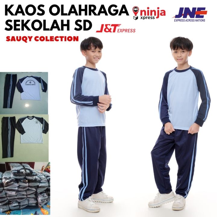 kaos olahraga sekolah anak sd baju olahraga anak sd seragam olahraga