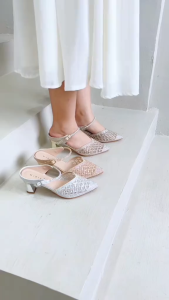 Viditi Sheila Block Heels | Shoes | Sepatu Import Wanita | Nikahan | Wisuda | Sandal | Pesta