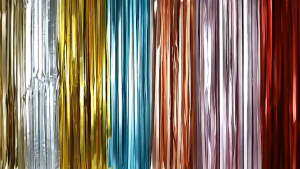 Tirai Rumbai Foil Ulang Tahun Background Ultah Backdrop Tinsel DOFF satuan Murah