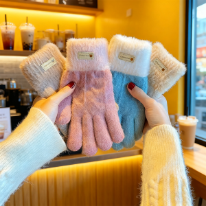 Warm Insulated Thickened Touch Screen Windproof Gloves