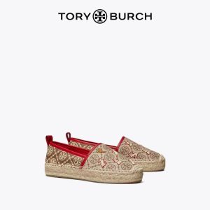 TB Fisherman shoes full print flat single shoes high-grade leisure comfortable embroidery European and American womens shoes