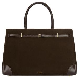 VERAFIED | Suede Large Capacity Commuter Tote Bag
