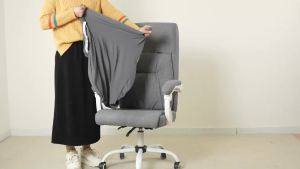 1Pc Super Soft Polyester Office Chair Cover Stretch Anti-dirty Computer Chairs Seat Cove Non-slip Game Chair Covers for Home