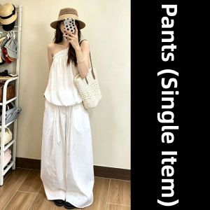 PEIZIXUAN | Elegant White One-shoulder Korean Style Suit