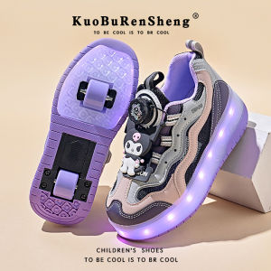 KUOBURENSHENG | Breathable Adjustable Cartoon LED Shoes