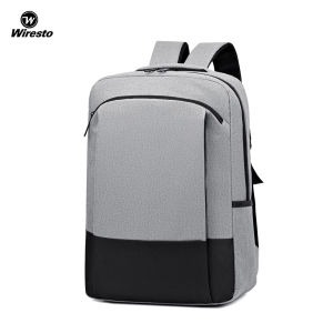 Wiresto Bag Men Laptop Backpack Travel Backpack Business Bag College Backpack USB Charging Casual Shoulder Bag Anti Theft Back Pack School Bag Camping Bag