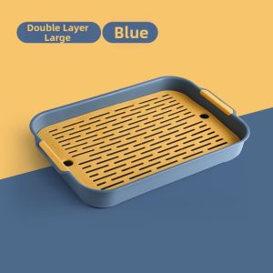 Creative Home Use Double Layer Draining Tray