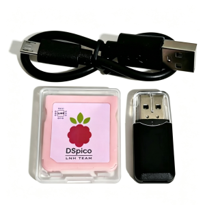 New DSpico Game Reader Cart Injection Molded Pink Case with RP2040 MCU DS Mode & Pico Launcher For NDS NDSL DSi 3DS Console