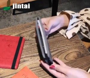 ForestM วัสดุหนัง PU ปกหนังสือเดินทางป้องกันรอยขีดข่วน ปกหนังกันน้ำ IM Card ผู้ถือบัตรประชาชนกระเป๋าสตางค์เดินทาง แพคเกจไฟล์มัลติฟังก์ชั่แบบพกพา