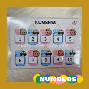 [Ready Stock] Cocomelon Busy Book  Series 2 Montessori Kids 安静书 Busy Book Colour Recognition Shapes Recognition 安静书