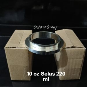 Ring cup sealer 10 oz Aqua gelas 220 ml