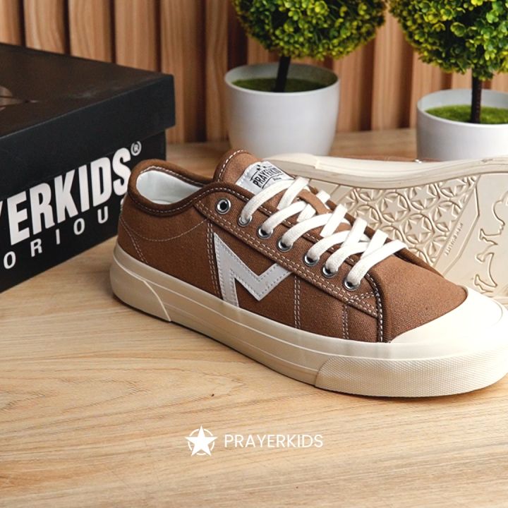 Prayerkids Kecot Ox Brown Sepatu Sneakers Pria Wanita Sepatu