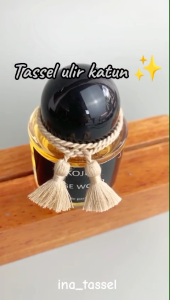 TASSEL PARFUM TALI BAJU TALI HAMPERS MINI BAHAN KATUN PREMIUM TASSEL 2 CM X 2 SISI