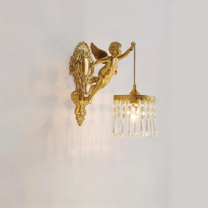 MIYUN | French South Seas Style Crystal Vintage Wall Lamp