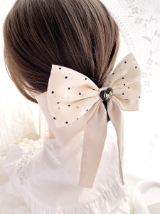 French Vintage Hair Accessories Womens Fashion Small Parfum Butterfly Knot Silk Rope Hair Ties Elastic Band Hair Bands