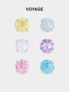 Titanium Alloy Ear Cuff Firework Pattern Fashionable Unique Titanium Steel Ear Studs And Earrings for Pierced Ears