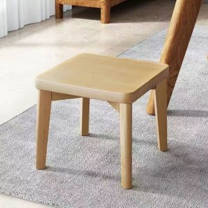 Nordic Modern Stackable Solid Wood Chairs