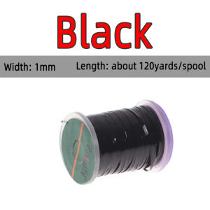 Dây Kim Tuyến Mylar Dẹt 1mm Hiệu Ứng Holographic Flashabou Dùng Để Buộc Mồi Câu Ruồi - 120 Thước Chất Liệu Làm Mồi Giả Midge Streamer Flashback Nymphs Dành Cho Câu Cá Hồi