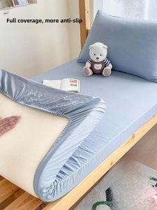 Washed Cotton Bed Canopy Single Piece 2025 New Style Student Dormitory Single Bed Cover 90x190 Bed Sheet Set Mattress Protector