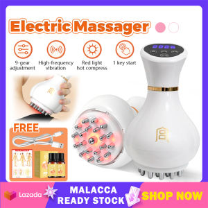 Smart Meridian Massager 9-Speed Electric Cupping Device Meridian Brush Neck Shoulder Pain Relief & Slimming Wireless Electric Abdomen Shoulder Massage Machine