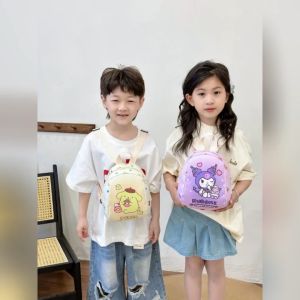 21cmx18cm Small Backpack Kuromi Melody Cinnamoroll Nylon Portable bag Travel bag Children bag backpack Daypack kids bag labubu Kids fashion
