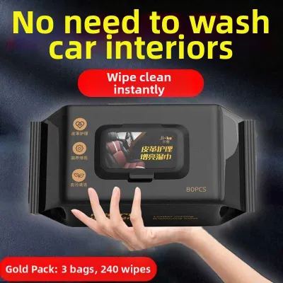 LIMATI | Interior Leather Clean & Polish Wet Wipes