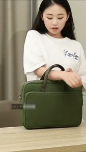 Tas Laptop Classy - Tas Laptop Selempang Briefcase Waterproof Big Space Layar 15\\\" - 16\\\" inchi