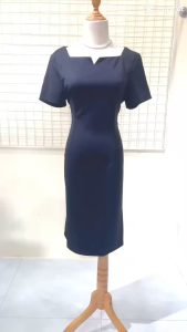 Đầm Đen Đi Tiệc Đơn Giản Cho Chị Em Vải Umi