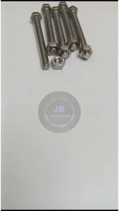 BAUT MUR STAINLESS KUNCI 13 M8X80 PANJANG 8 CM 8CM ANTI KARAT SS SUS 304 A2 70 STAINLIS M8 X 80 FULL DRAT BAUD 12 HEXA BOLT 8 X 80 80MM 80 MM PITCH DRAT 1.25 DIAMETER DRAT 8MM SEKRUP SKRUP