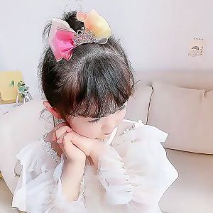 AlenaDay - Jepitan Rambut Pita Mahkota Lucu Jepit Fashion Anak Perempuan Wanita Dewasa Korea ACC05