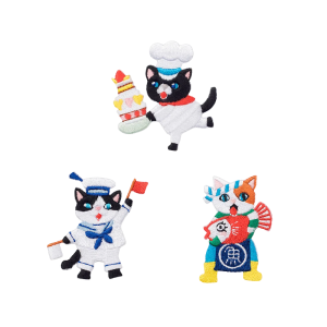 Miếng Vá Thêu Hình Mèo Hoạt Hình Quần Áo Áo Khoác Mũ Khăn Choàng Dán Trang Trí May Liền Ch�m Nóng Miếng Dán Thêu Hình Mèo