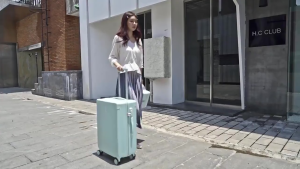 PG Travel Luggage 20/24 Inch Cabin Luggage Travel Bag ABS+PVC Suitcase Luggage Lightweight Suitcase