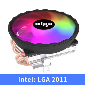 Aigo ICE400X Làm Mát CPU Với 4 Ống Dẫn Nhiệt RGB 4pin RGB Im Lặng Quạt Cho Intel LGA 1700 1200 1150 1151 AMD AM3 AM4 Máy Tính Quạt