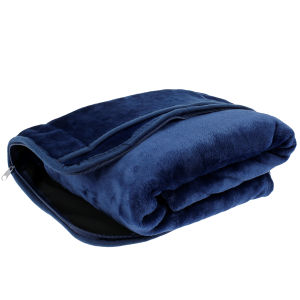2 In 1 Flannel Blanket Soft Travel Blanket All Season Household Portable Soft Throw Pillow for Sofa Office Car Airplane supplies