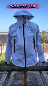 Jaket Waterproof Pria Gorpcore Parasut Windbreaker Grey Series