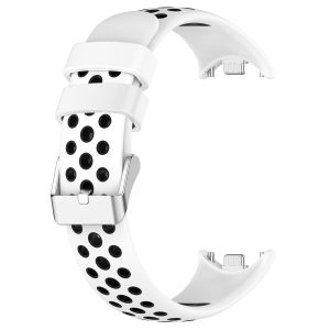 Silicone Watch Strap For Xiaomi Band 10 9 8 Two-Color Breathable Smart Watchband Replacement Bracelet for Xiaomi Mi Band 9 Strap