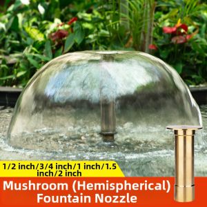 Thickened Hemispherical Mushroom Shape Fountain Nozzle