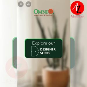 OMNI 1-Way Illuminate Switch 3-Gang Size 16A Designer Series - DWS-514