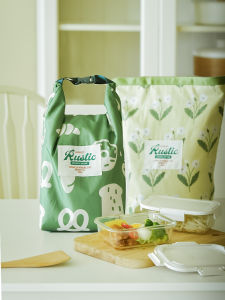 High Aesthetic Waterproof Thermal Handheld Lunch Box Bag Commuter Portable Convenience Food Container Fashionable Bag