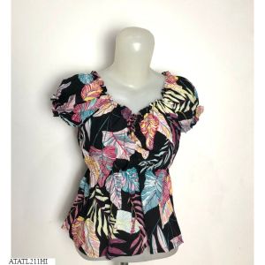 Atasan Sabrina Kerut Tali