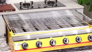 เตาปิ้งย่างใช้แก๊ส หัวเตาอินฟาเรด 6 หัว รุ่น ET-K-233 📍มีพร้อมส่ง