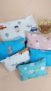 [HỎA TỐC] Gối nằm trẻ em bông gòn vỏ áo cotton Hàn Quốc mềm thoáng khí nhiều kích cỡ cho bé sơ sinh và trẻ nhỏ họa tiết hoạt hình đáng yêu Urombaby