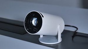 HY300 Projector 8000 Lumens Projector 1080P Multimedia Mini Flexible Projection Angle Portable Laser Projector
