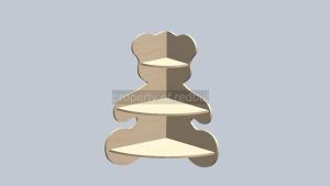 RAK SUDUT CARACTER TEDDY BEAR / RAK TOILET