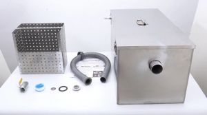 OIL FILTER stainless steel grease trap for kitchen Under Sink murah Penapis Minyak Waste Water Oil-water for Restaurant