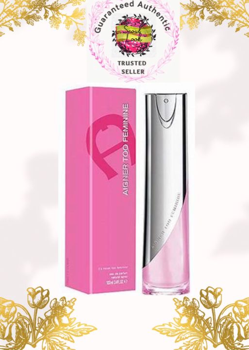 Etienne Aigner Too Feminine EDP 100ml for Women (Retail Packaging