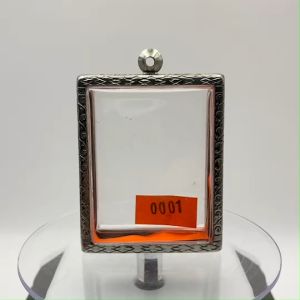 No.(0001) ตลับพระ กรอบพระสแตนเลสลายไทย สมเด็จใหญ่-จัมโบ้ ขนาดวงใน 4.5*5.6 ซม. ขนาดใส่สวย 4.1*5.2 ซม. หรือขนาดพระที่ใกล้เคียง