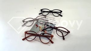 Groovy Eyewear - Kacamata Veriin Cat Eye Normal Minus Cylinder Antiradiasi Plastik