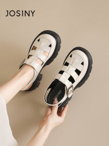 Josiny | Platform Chunky Heel Lace-up Womens Sandals