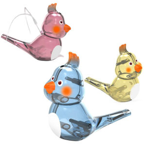 3-Color Water Bird Water Whistle Toy Oral Muscle Training Toy Birthday Christmas Gifts Toys For Kids
